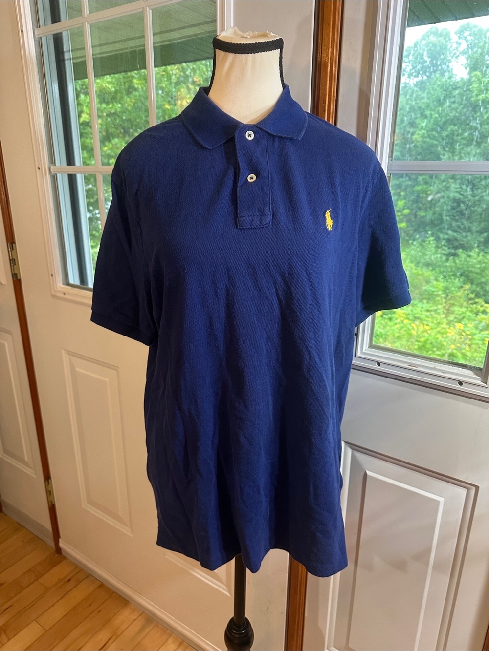 Ralph Lauren Men’s Navy Polo with Yellow Pony